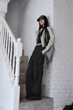 Wave shirring muffler