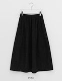 Cutle Corduroy Banding Long Skirt