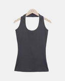 [Sleeveless + Short Sleeve Set] Zelda Halter Sleeveless Set