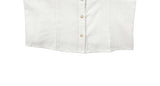 Eva Summer Cap Sleeve Lace Collar Blouse
