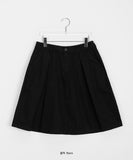 Lissu Pintuck Cotton Midi Skirt