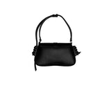 Cont Leather Pocket Shoulder Bag