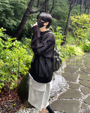 Brion Net Balloon Knit