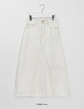 Rekil Cotton Fringe Long Skirt