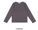 [U-BASIC] Silket Round Cotton Long Sleeve