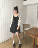 [MADE] Handel Ribbon Strap Dot Layered Mini One Piece
