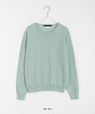 Meldig cashmere color round knit