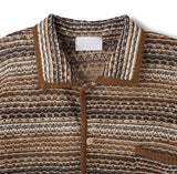 Wavy Bohemian Mix Short Sleeve Shirt