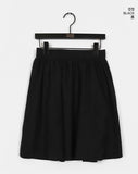 Chizen Corduroy A-Line Midi Skirt