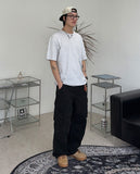 Khans Eyelet Cotton Cargo Pants