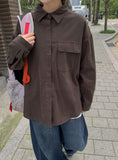 Tohit Pocket Over Long Sleeve Shirt