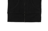 Dohi Slim Ribbed Crop Hoodie