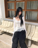 Mude Open Crop Cardigan