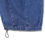 Balloon Stitch Cargo String Denim Pants