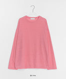 [unisex] Topbert Color Linen Over Long Sleeve Tee - Linen 60