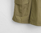 Blon V-Neck Shirring Pleated Puff Short Sleeve Blouse
