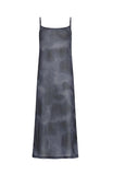 [mnem] smudge layered long dress