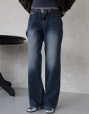 Sraight washed denim