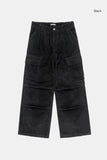 Stowe pin-tuck corduroy cargo pants