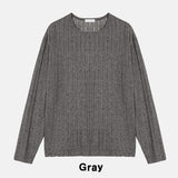 Kir Rib See-Through Long Sleeve