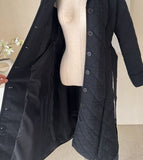 [Basic Fit] Dayk Collar Quilting Padding Coat (Belt Set)