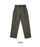 Morris Linen Belted Wide Slacks