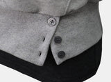 [Sweatshirt + Halterneck set] Doe Layered Holder Neck Sweatshirt
