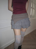 Leond Frill Mini Skirt