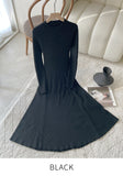 Mender Flare Knit Long One Piece