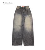 Mikan Washing Denim Wide Pants