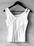 Mirrell Shirring Choker Sleeveless
