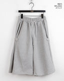 [UNISEX] Cutts Side Snap Crop Bermuda Pile Pants