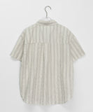 Cuman Summer Stripe Short Sleeve Shirt