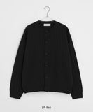 [Unisex] Dentron Rib Over Round Knit Cardigan