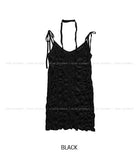Entee Wrinkle Layered Sleeveless One Piece
