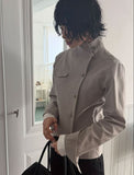 UNBAL HIGH-NECK JACKET