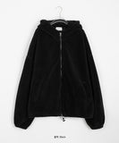 [unisex] Montel two-way fleece hood over jumper