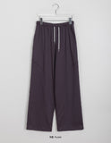 Assoy banding cut wide training pants