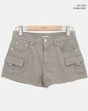 Zeku Low-Rise Cargo Shorts