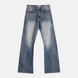 Deca two-line flare denim pants