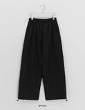 [BAONHAUS] Redilk 2oz Quilting Banding Wide Pants