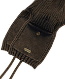 Washed Knit Trooper Hat