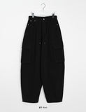 [unisex] Aina Banding Peach Fuzz Wide Cargo Pants