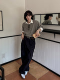 Evan Twill Cotton Wide Pants