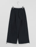 [BAONHAUS] Hokyo Star Color Matching Banding Wide Pants