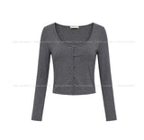Bay Ruffle Check Cardigan Set