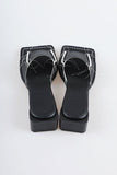 Square Stitch Flip Flops