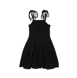 [Muffler set] Dev Flare Sleeveless Mini One Piece Set