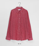 [unisex] Romiru Vintage Check Over Shirt