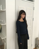 Ribe Burton V-Neck Ribbed Long Sleeve T-Shirt